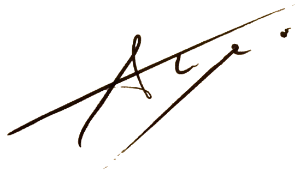 Logo con firma Alessandro Toni